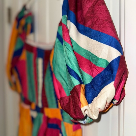 Flying Tomato Yellow and Red Sleeveless Maxi Dress - Picture 3 of 14